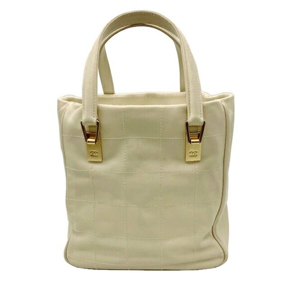 CHANEL Beige Leather Tote Bag - Picture 1 of 16